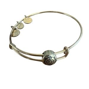 Alex and Ani Gold Compass Charm Bracelet